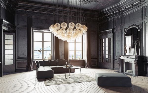 Luxurious modern living room